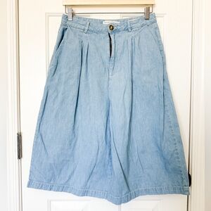Pilcro Anthropologie Wide Leg Capri Shorts - Size 30